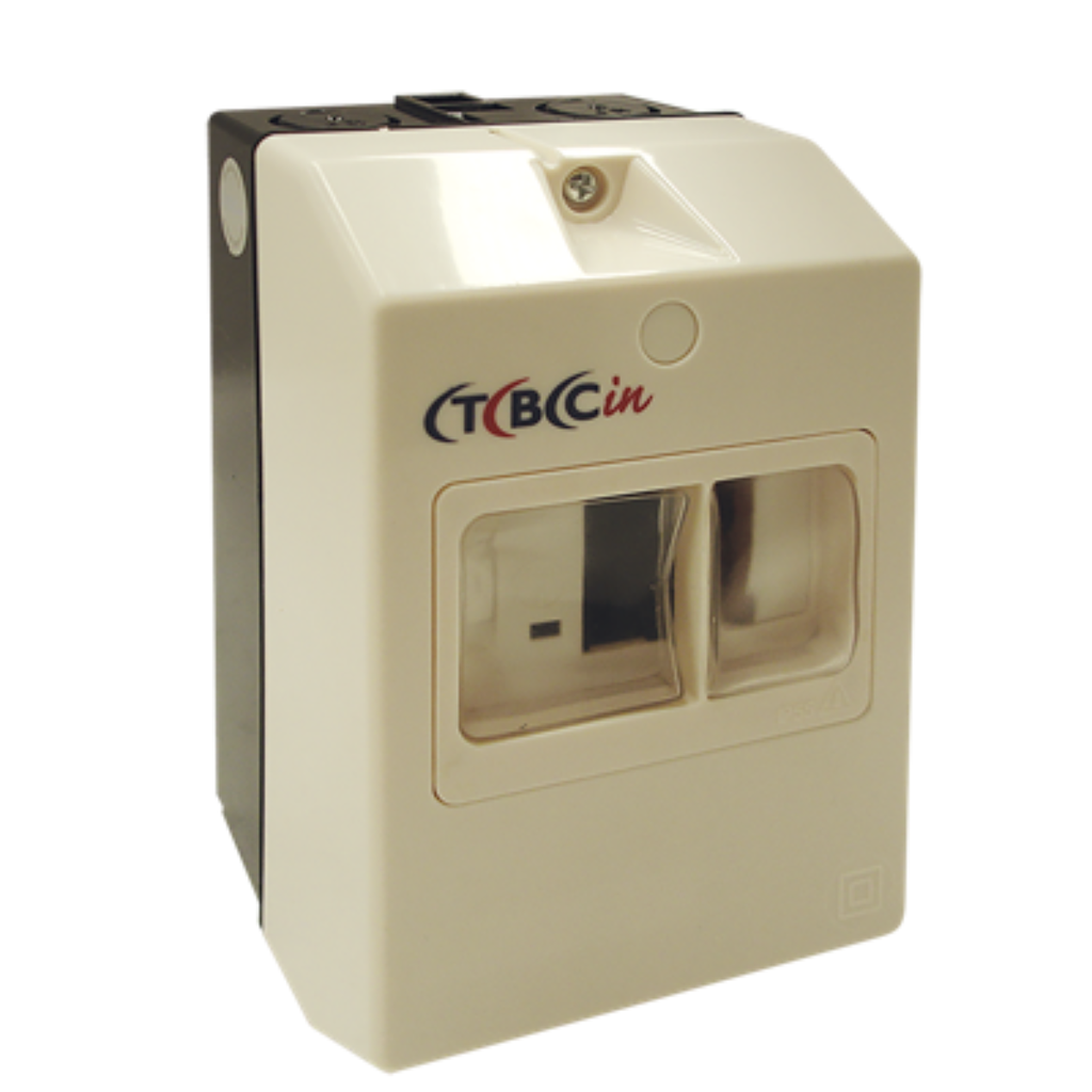 CAJA PARA GUARDAMOTOR TBCIN IP55 CON PULSADORES DE MARCHA Y PARADA