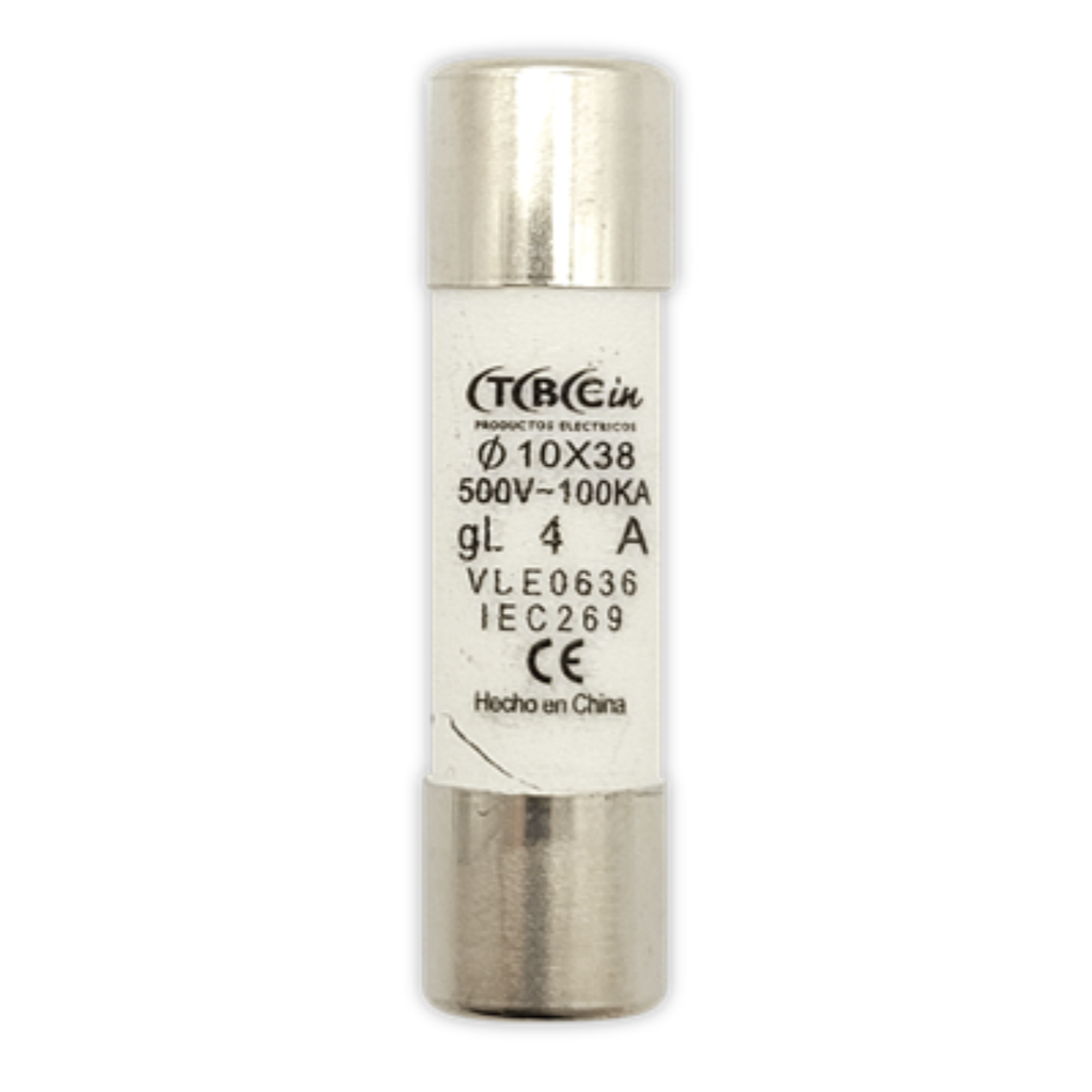 FUSIBLE CILINDRICO TBCIN SERIE FC 10X38MM 6A