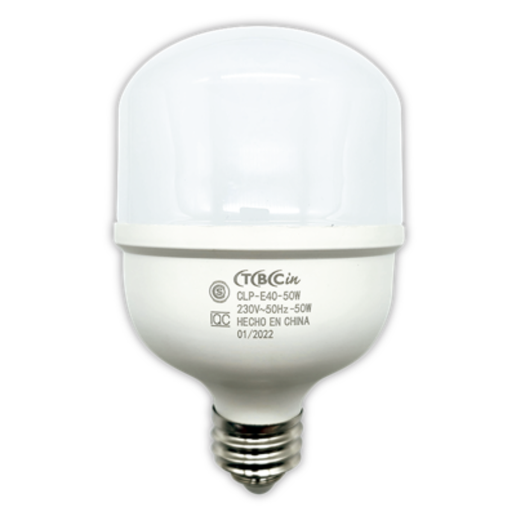LAMPARA LED ALTA POTENCIA HI-POWER TBCIN 50W - E40 - LUZ DIA