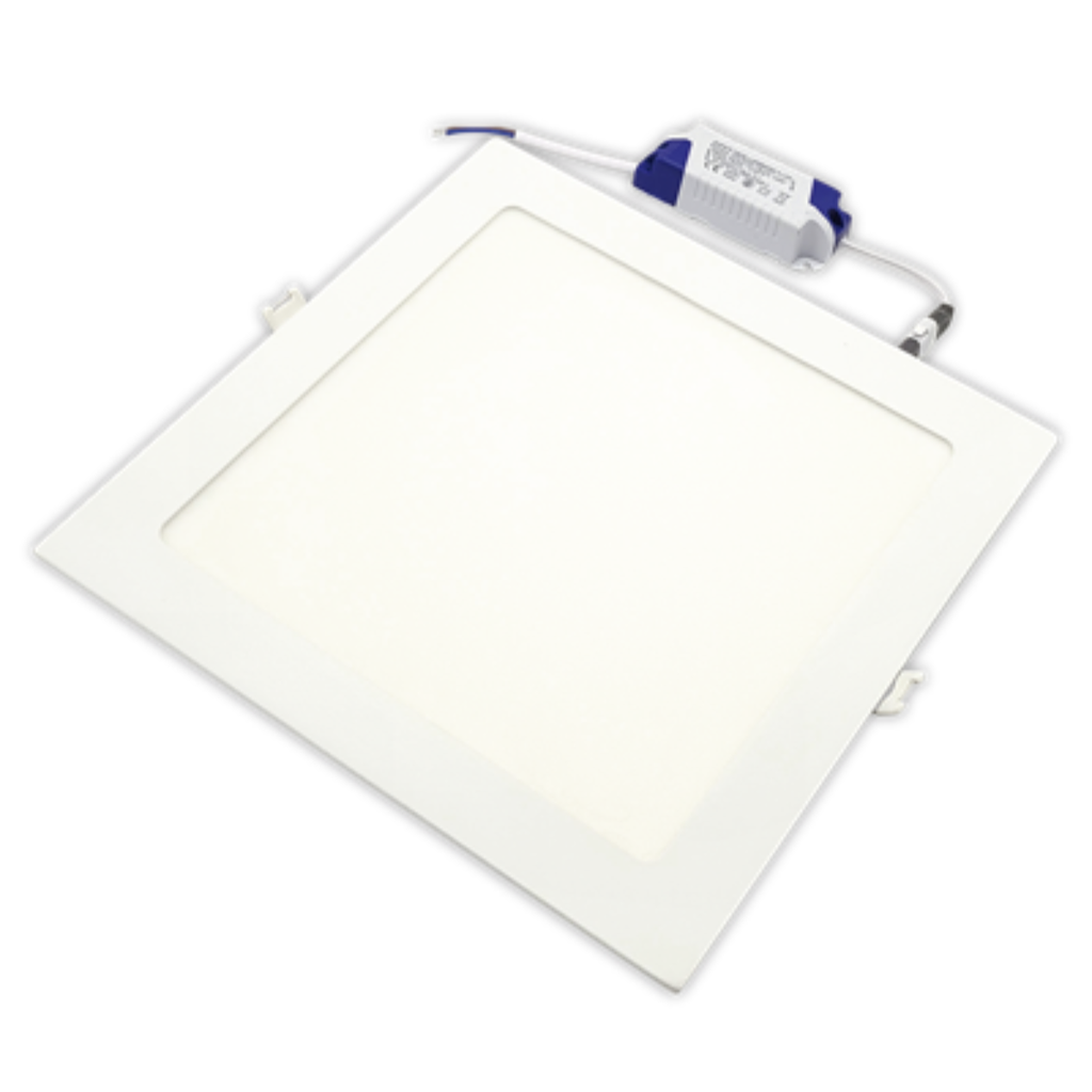 LUMINARIA DE EMBUTIR A LED TBCIN CUADRADA BLANCA 20W LUZ DIA
