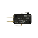 MICROINTERRUPTORES SERIE V ACC. SUP. POR MEDIO PAL. RIG. CORTA