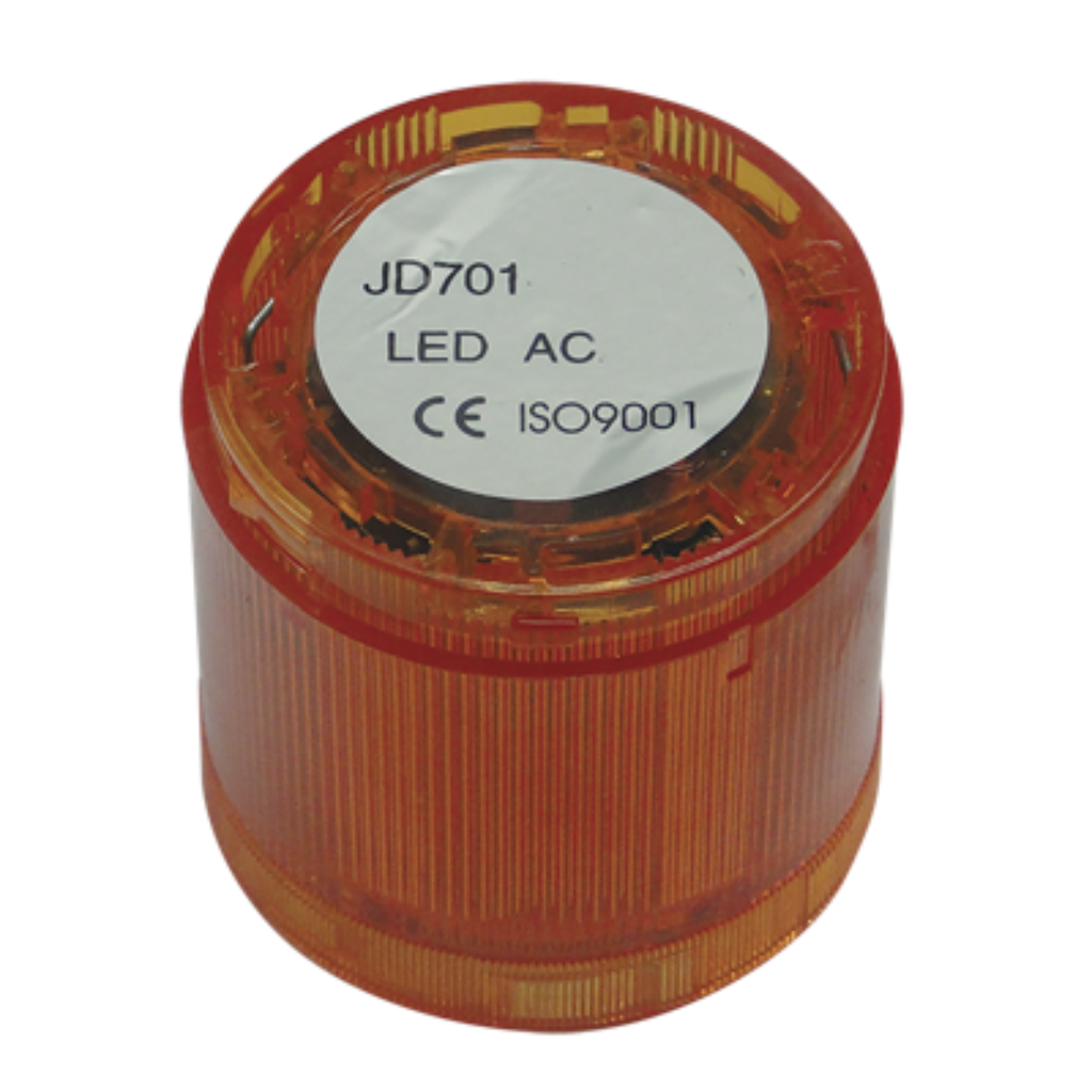 COLUMNAS LUMINOSAS BALIZA TBCIN LED COMPONIBLE ELEMENTO OPTICO INTERMITENTE A LEDS AMBAR 24V