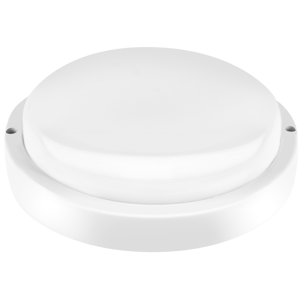 TORTUGA MACROLED REDONDA MARCO BLANCO 12W - IP54 - AC100-265V - FP:0,9 - 1080 lm - BLANCO CALIDO