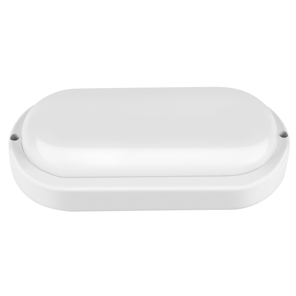 TORTUGA MACROLED OVAL MARCO BLANCO 12W - IP54 - AC100-265V - FP:0,9 - 1080 lm - BLANCO FRIO