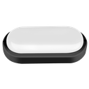 Tortuga oval negro 12W Macroled calido