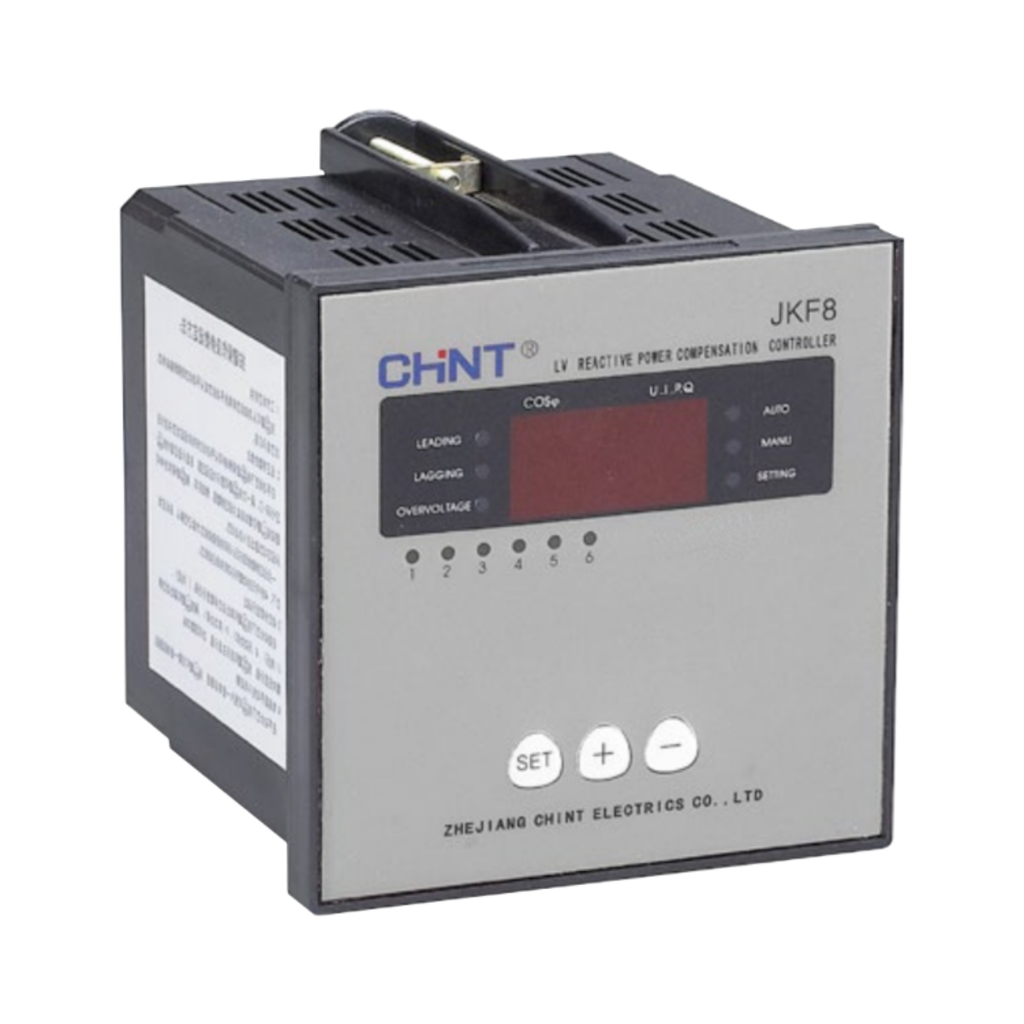 REGULADOR VARIMÉTRICO AUTOMÁTICO DE FACTOR DE POTENCIA DE 6 PASOS