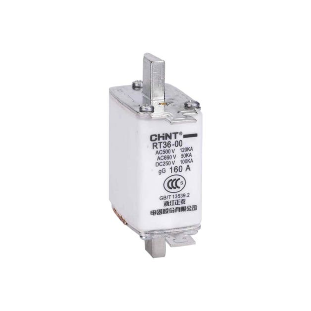 FUSIBLE TIPO NH - Tamaño: 1 - In: 160A gG - Icc: 120kA @ 500VCA, 100kA @ 440VCC