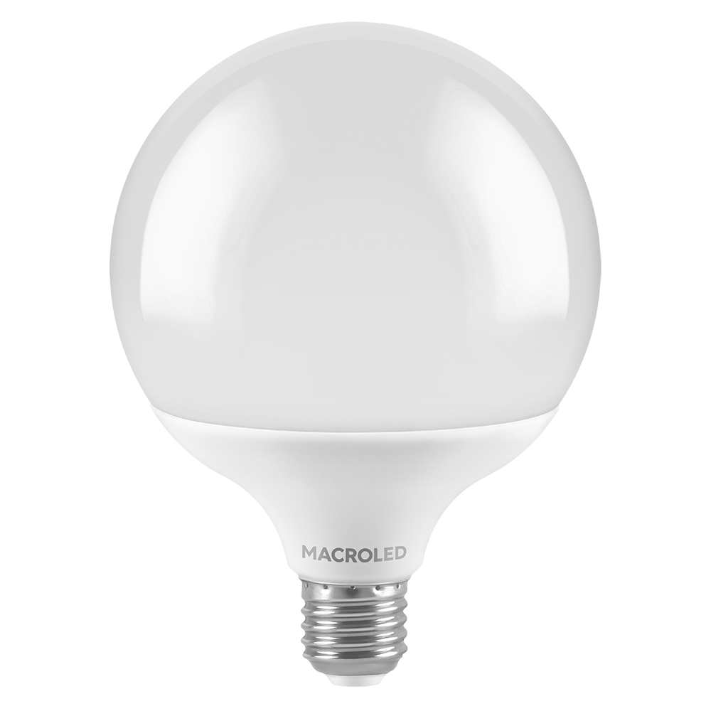 Lampara globo 18W E27 Macroled calido 