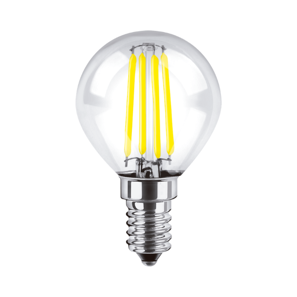 BULBO G45 FILAMENTO MACROLED 4W E14 AC180-265V CALIDO 2700K