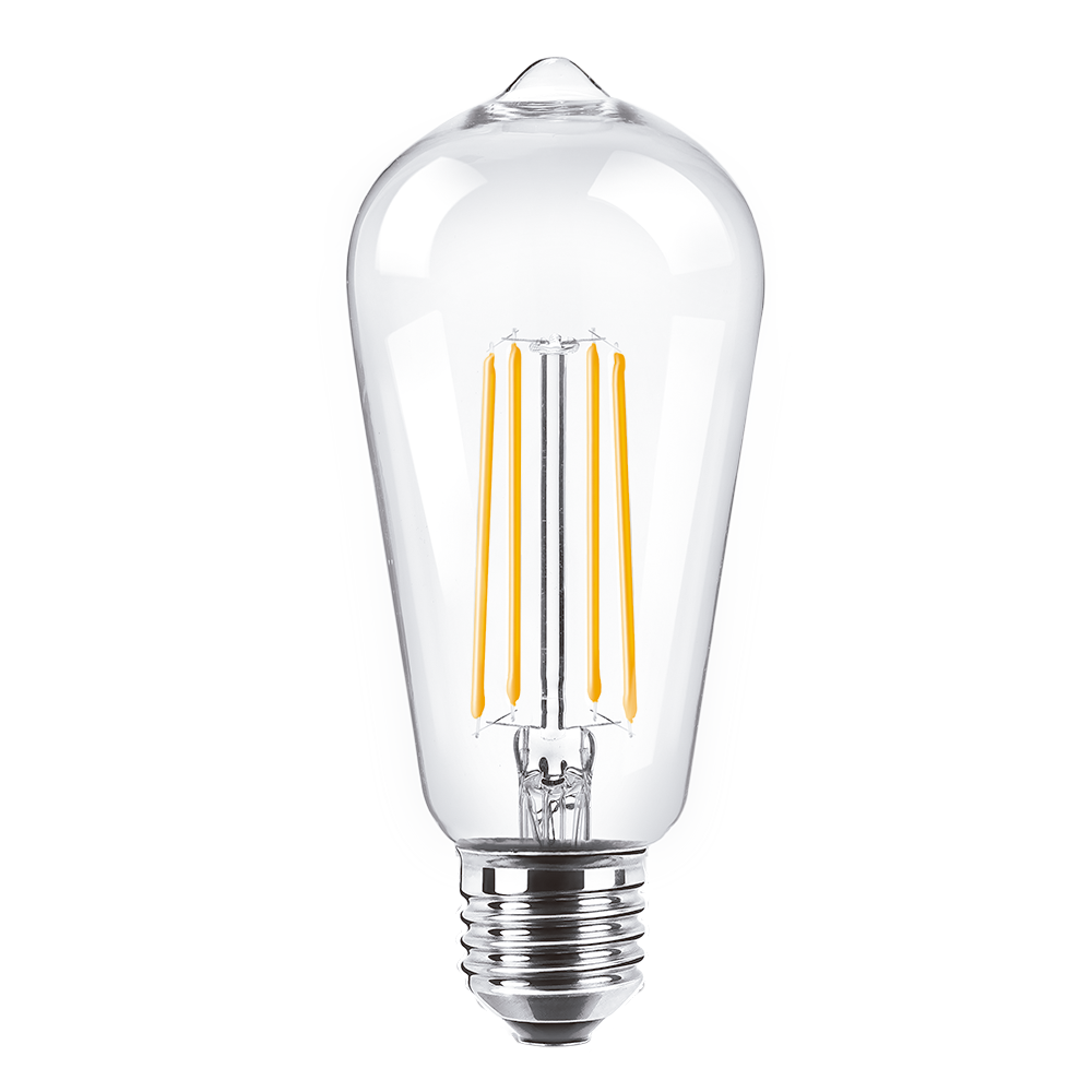 BULBO ST19 FILAMENTO MACROLED 8W E27 AC180-265V FRIO 6000K DIMERIZABLE