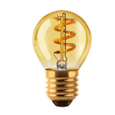 Lampara tipo gota Golden ambar 3w Macroled calido