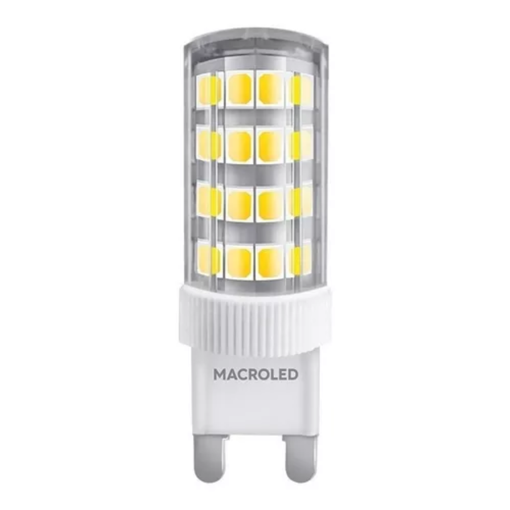 Bipin G9 9W 220V Macroled calido