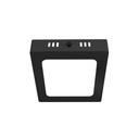 Panel plafon cuadrado negro 6w Macroled calido