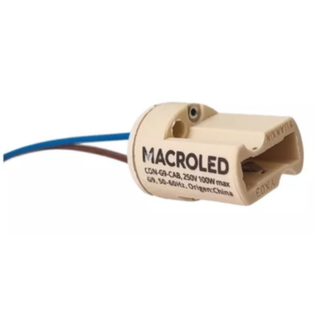 CONECTOR CERÁMICO G9 CON 15CM DE CABLE