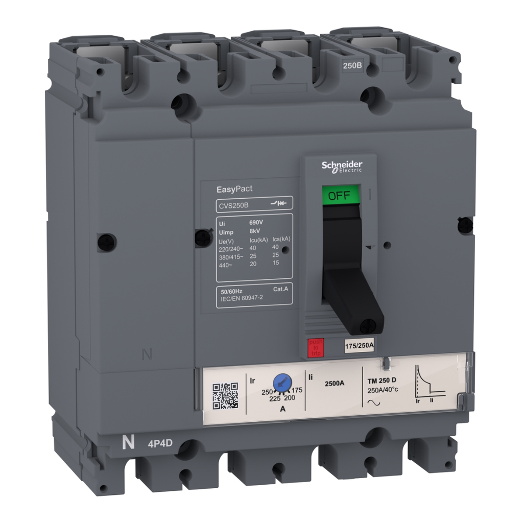 Interruptor Caja Moldeada CVS100B TMD40 4P3D