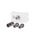 Modulo divisor para señal TV pin fino Kalop blanco