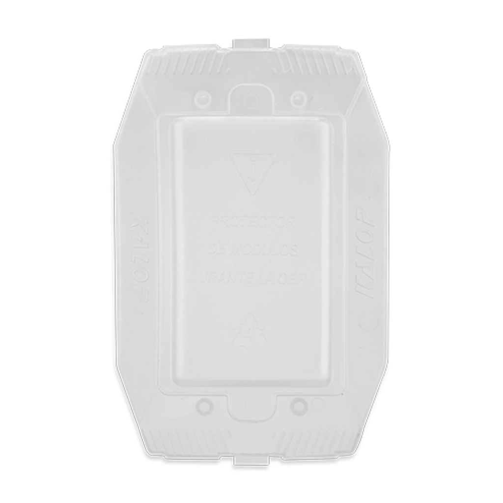 Cubre bastidor 3 modulos Kalop transparente