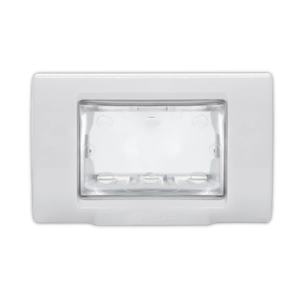 Tapa con membrana IP55 Kalop blanca