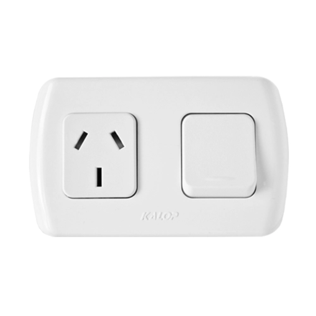 Tekna punto y toma blanca