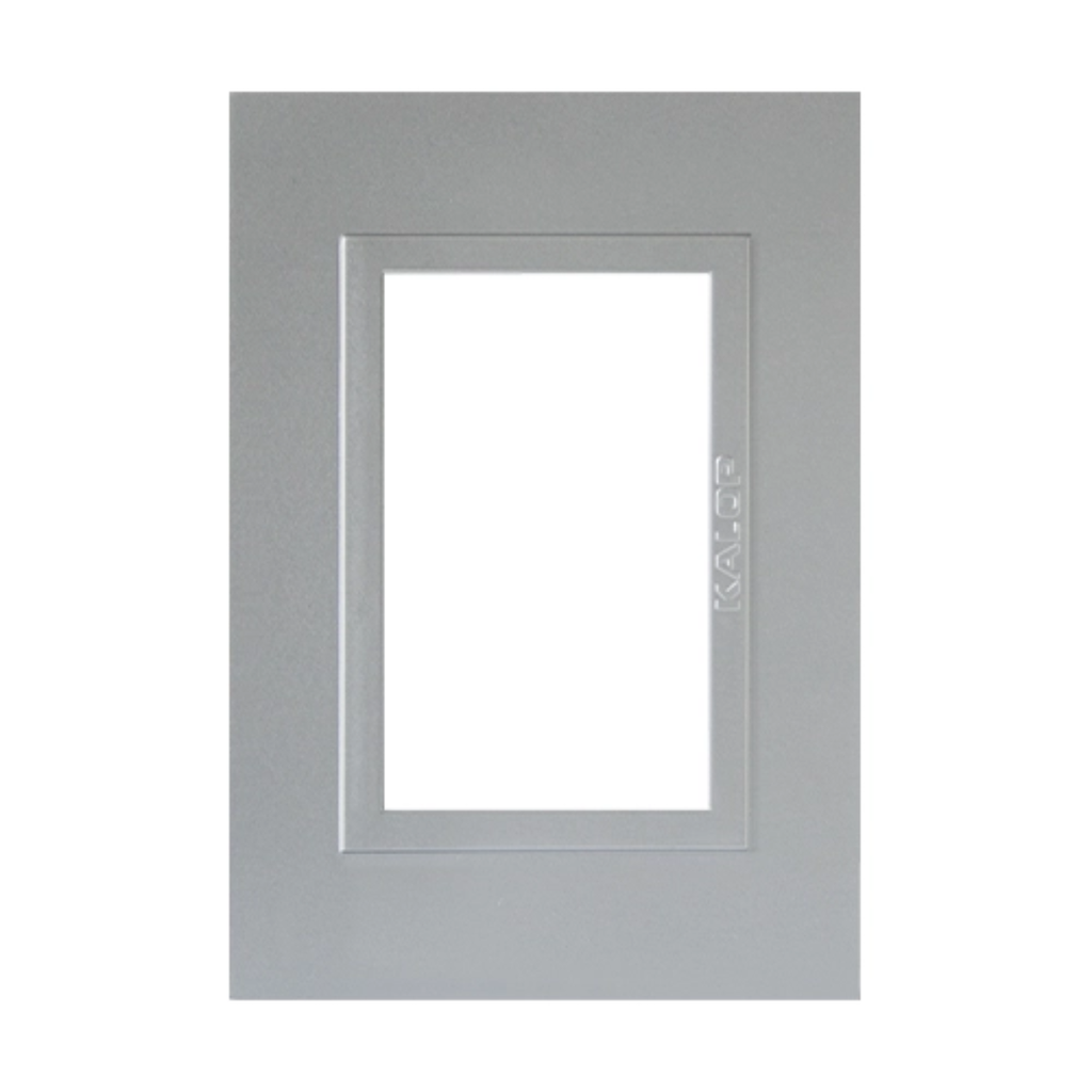 Tapa Zen Metals 3 modulos Kalop plata