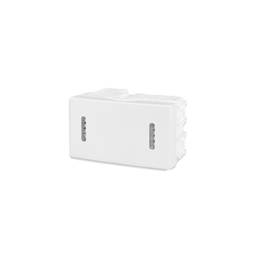 [KALKD40115] Interruptor unipolar combinado Kalop blanco