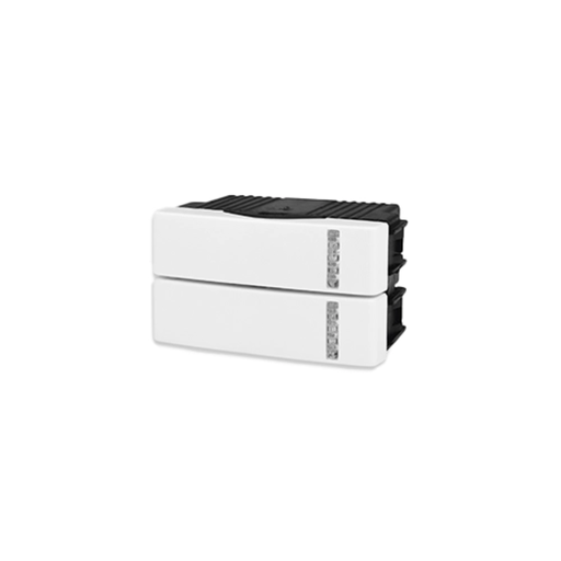 [KALKL40105] Interruptor doble unipolar Kalop blanco