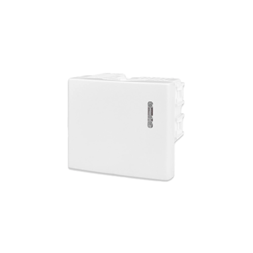 [KALKL40123S] Interruptor medio teclon unipolar Kalop blanco