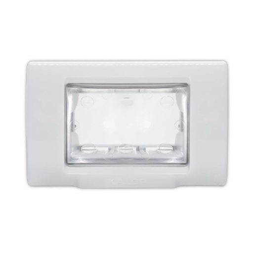 [KALKL42403] Tapa con membrana IP55 Kalop blanca