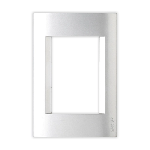 [KALKS40715] Tapa Civil 3 modulos Kalop blanco nordico