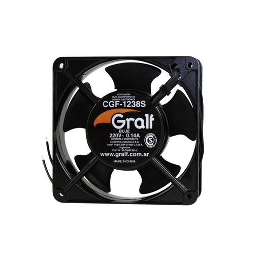 [GRACGF-1238S] TURBINA DC MEDIDAS: 120X120X38
PULGADAS: 4
TIPO: BUJE
ALIMENTACION: 220V-0.14A
RPM: 2500
FLUJO: 93