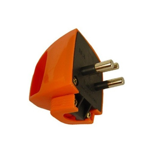[KALKL48001] Ficha macho industrial 2p 16a c/Tierra Kalop naranja