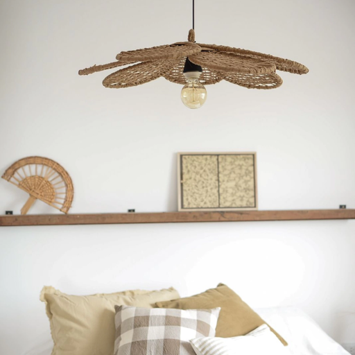 [CHJ02269] NERVO LAMPARA MESINA PAPEL KRAFT TOSTADO 60CM