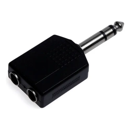 [CHJ05403] ADAPTADOR 1-PLUG 6.5 ST A 2 JACK 6.5 ST