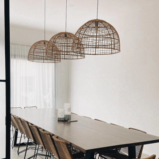 [CHJ00591] NERVO LAMPARA TOSCANA 50X30 KRAFT TOSTADO