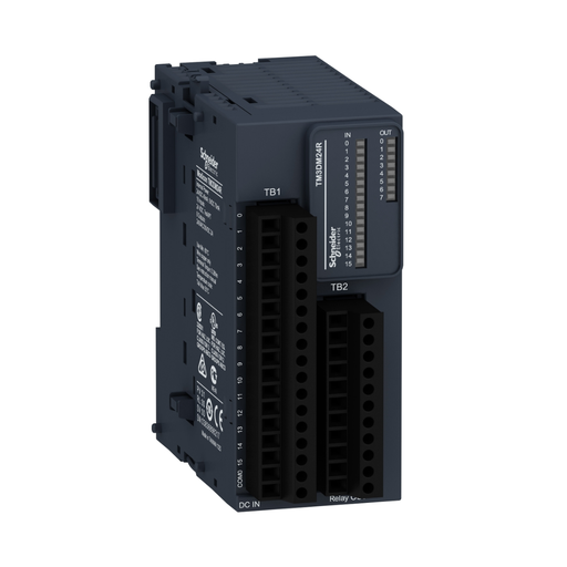 [SCHTM3DM24R] TM3 - Módulo combinado 24 I/O (16DI+8DO), 24VDC