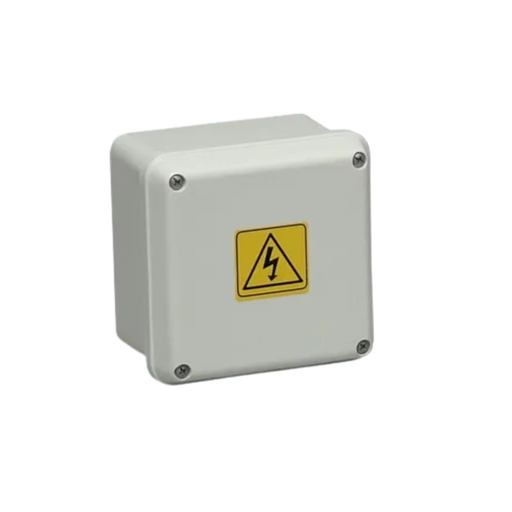 [ROKPR998/81] Cajas de Paso Plasticas blancas de Exterior de Superficie interior:104 x 104 x 77 mm Exterior:115 x 115 x 81 mm