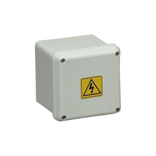 [ROKPR999/110] Cajas de Paso Plasticas blancas de Exterior de Superficie interior:104 x 104 x 104 mm Exterior:115 x 115 x 110 mm