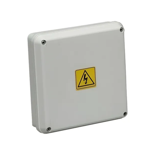 [ROKPR1003/81] Cajas de Paso Plasticas blancas de Exterior de Superficie interior:200 x 200 x 75 mm Exterior:211 x 211 x 81 mm