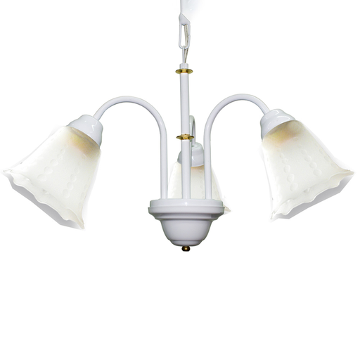 [FERA-336BLA] Dis-Araña "ROCÍO" de 3 luces BLANCO