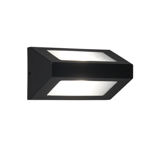 [FERAP-101N/T] Aplique difusor "MONACO" bidi 1xE-27 (265x120x100) NEGRO TEXT