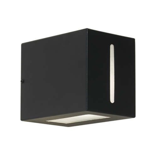 [FERAP-104N/T] Aplique difusor "MONACO" unid 1xE-27 (150x130x195) NEGRO TEXT