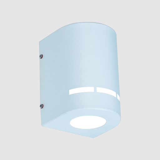 [FERAP-121B/T] Aplique difusor "OPORTO" 1x GU-10 (95x 95x 102mm) BLANCO TEXTURADO