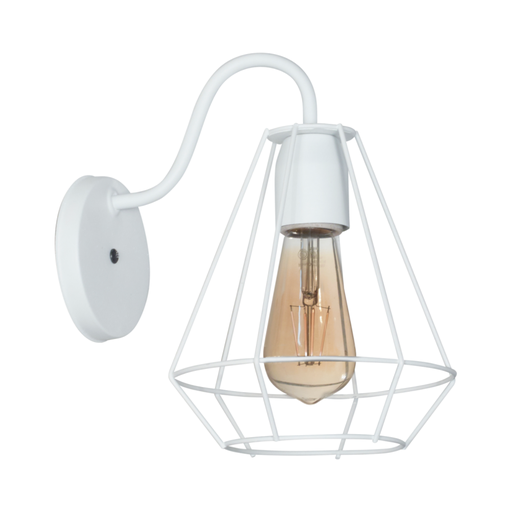 [FERAP-163B/T] Aplique "ORLEANS" 1 luz (H:260x An:180x L:235mm) BLANCO TEXTURADO