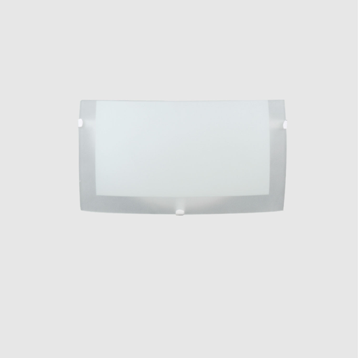[FERAP-176BLA] Aplique difusor "BARI" (26x14 cm c/base blanca) BLANCO