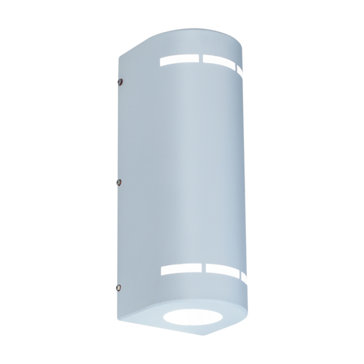 [FERAP-221B/T] Aplique difusor "OPORTO" 2 x GU-10 (95x 95x 182mm) BLANCO TEXTURADO