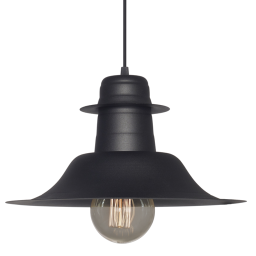 [FERC-115N/T] Colgante de chapa dia. 35 cm. "SOMBRERO" NEGRO TEXT