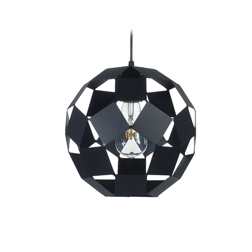 [FERC-118N/T] Colgante "PELOTA" (Ø 260 mm.) NEGRO TEXT