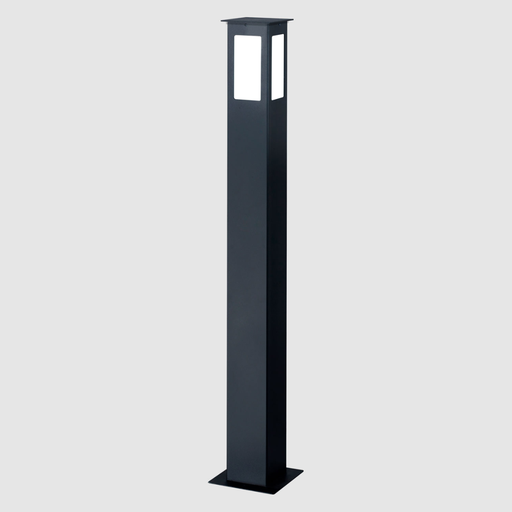 [FERFJ-100/100/NT] Farola "GARDEN" de hierro (H:1000 mm.) NEGRO TEXT