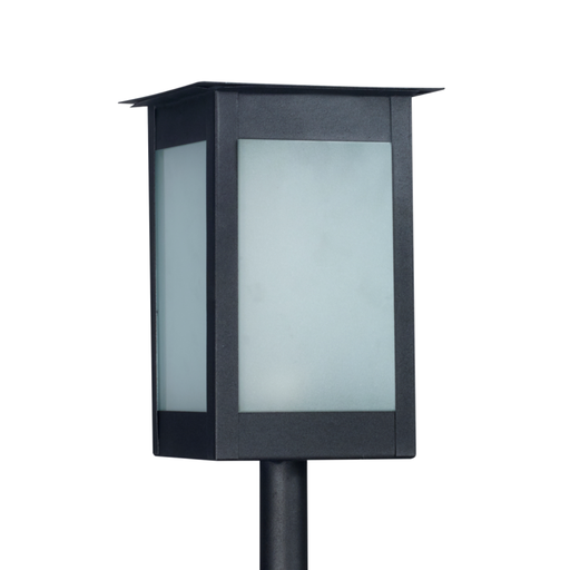 [FERFP-147N/T] Farol poste de hierro colonial mediano (170x330mm) NEGRO TEXT