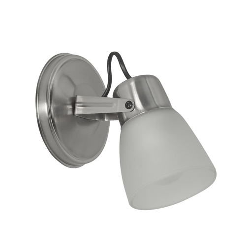 [FERS-110PLA/A] Spot de 1 luz "ALBA" con tulipa satinada PLATIL